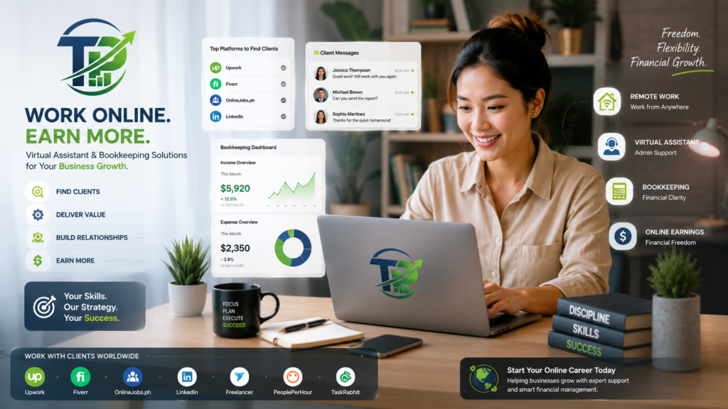 Proven Ways to Get Clients in Online Jobs: A Complete Beginner’s Guide for Virtual Assistants and Bookkeepers