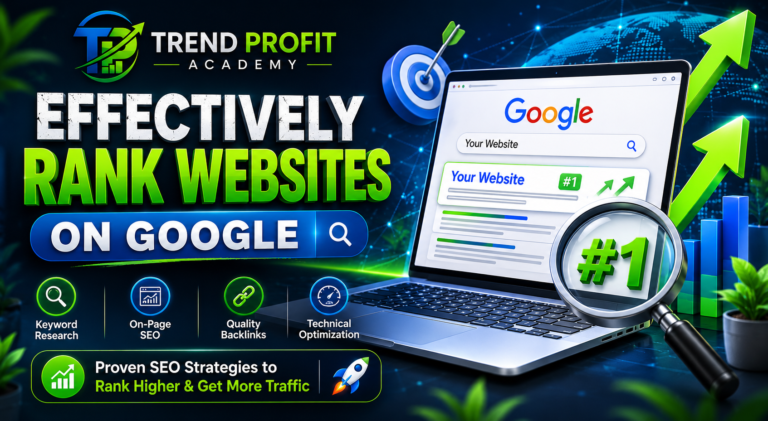 How to Effectively Rank Websites on Google (Step-by-Step Guide) Rank Websites on Google